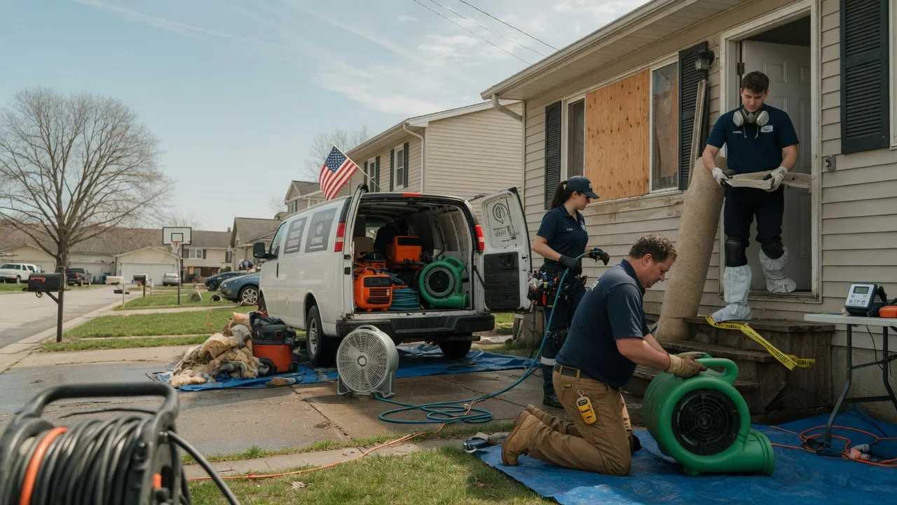 Water Damage Restoration in Wever, IA near me